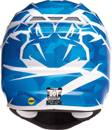 MOOSE RACING F.I. Helmet - Agroid Camo - MIPS® - Blue/White - 2XL 0110-7771