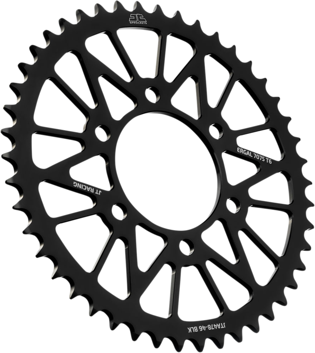 JT SPROCKETS Rear Sprocket - Kawasaki - Black - 46-Tooth JTA478.46BLK