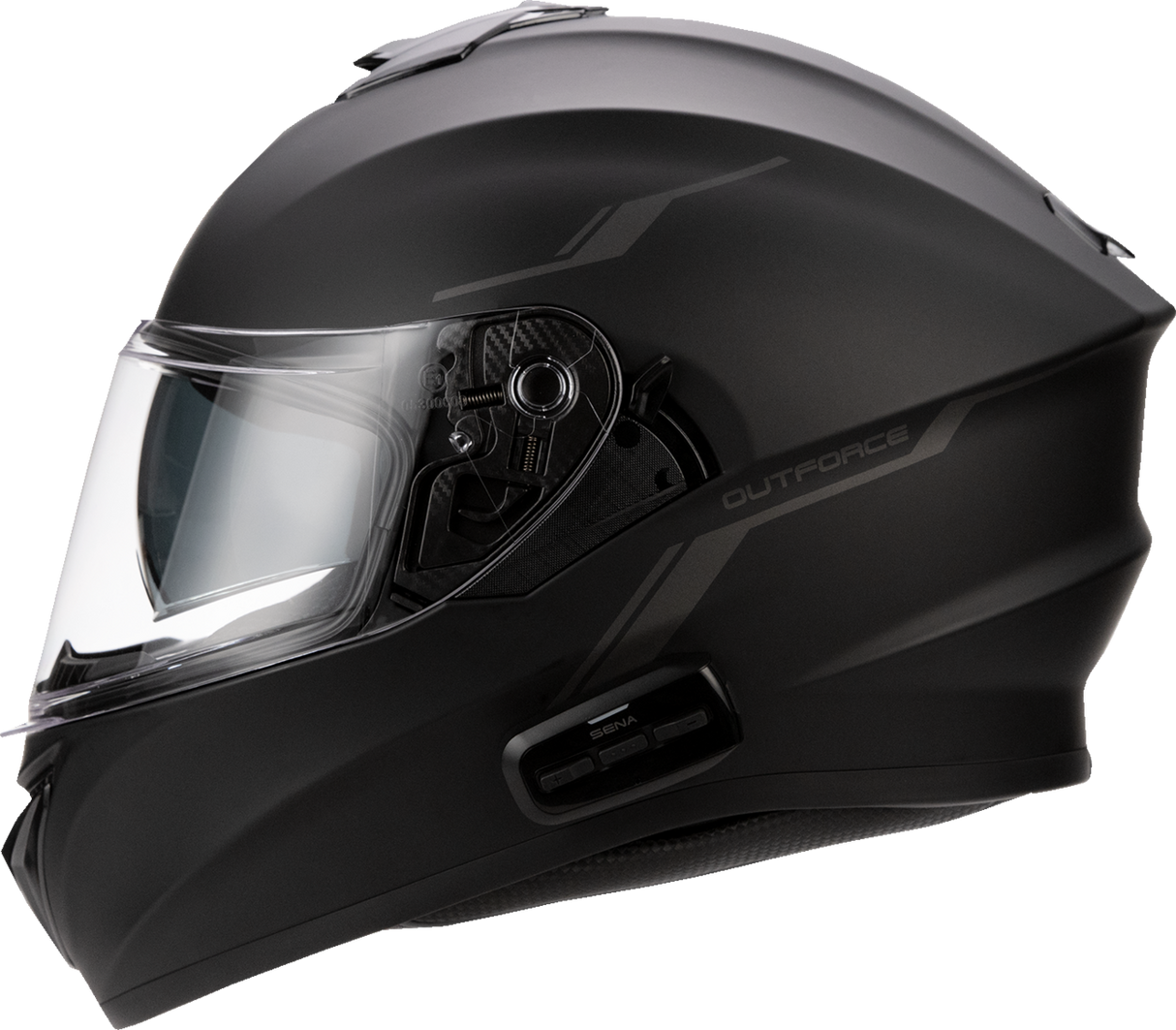 SENA OutForce Helmet - Matte Black - Large OUTFORCE-MB00L