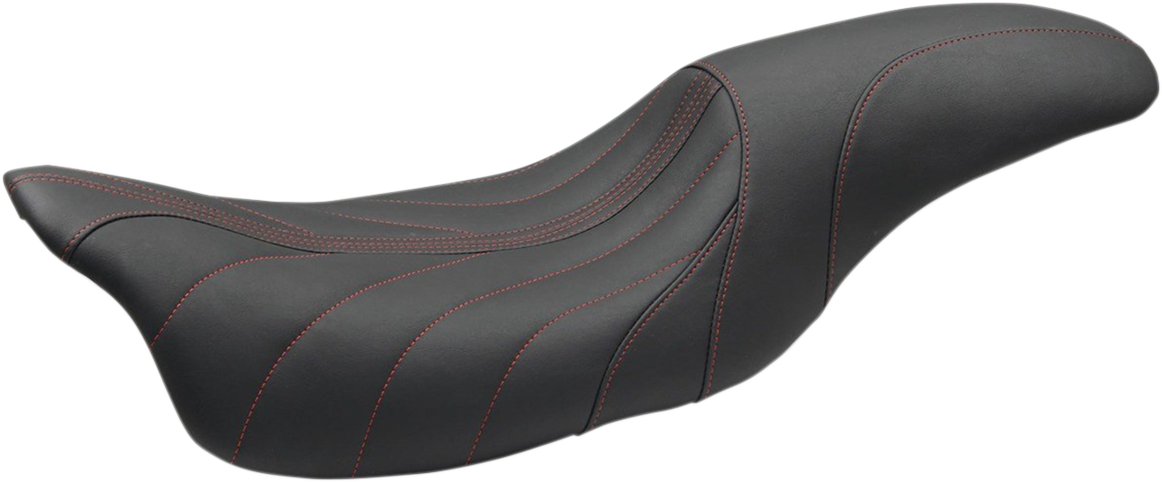 MUSTANG Revere Journey Seat - Gravity - Red Stitched 74112AB