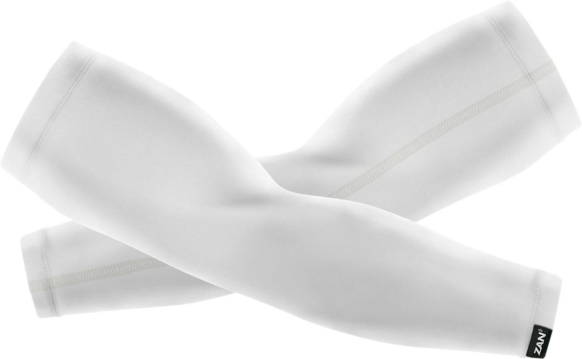 ZAN HEADGEAR SportFlex Arm Sleeves - White - Medium AL089MD