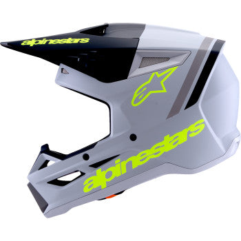 ALPINESTARS SM3 Helmet - Radium - Matte Gray/Black/Yellow Fluo - Small 8300826-9510-S