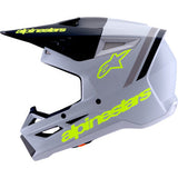 ALPINESTARS SM3 Helmet - Radium - Matte Gray/Black/Yellow Fluo - Small 8300826-9510-S