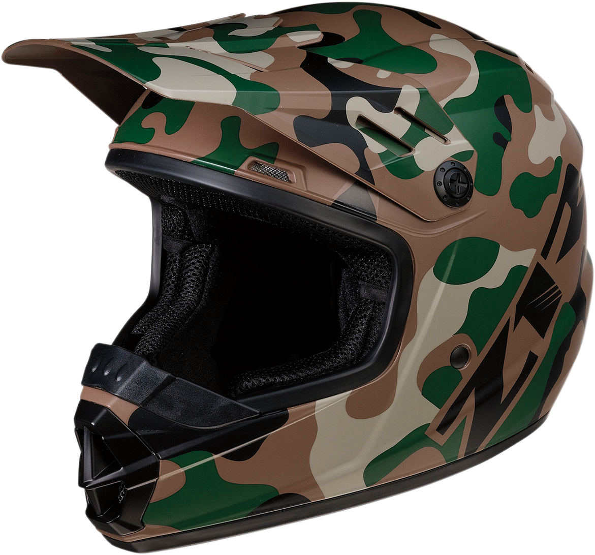 Z1R Youth Rise Helmet - Camo - Woodland - Medium 0111-1259