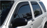 AVS 06-10 Hyundai Accent Ventvisor In-Channel Front & Rear Window Deflectors 4pc - Smoke 194422