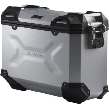 SW-MOTECH TRAX ADV Hard Case - 37 Liter - Silver - Right ALK.00.733.11000R/S