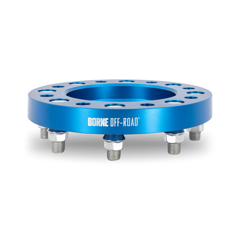 Mishimoto Borne Off-Road Wheel Spacers - 8X170 - 125 - 25mm - M14 - Blue BNWS-002-250BL