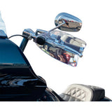 KLOCK WERKS Flare® Handguards - Harley-Davidson Cable Clutch - Blue Ice KWS-01-0128-CC