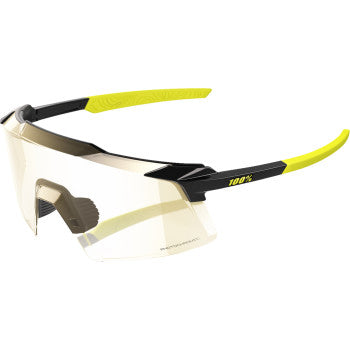 100% Aerocraft Sunglasses - Metallic Black - Photochromic  60032-00012