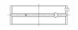 ACL Nissan SR20DE/DET (2.0L) Standard Size High Performance Main Bearing Set 5M2964H-STD