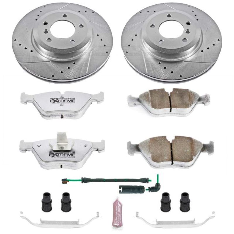 Power Stop 01-06 BMW 330Ci Front Z26 Street Warrior Brake Kit K933-26