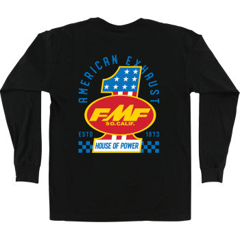 FMF America First Long-Sleeve T-Shirt - Black - XL HO25119901BLKXL