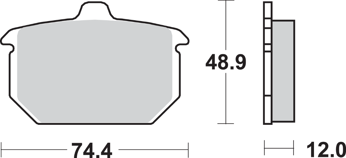 SBS Ceramic Brake Pads 549H.HF