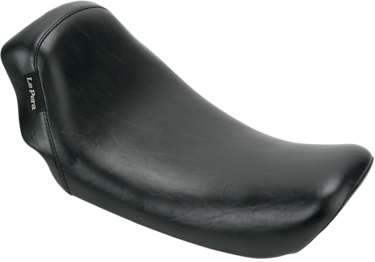 LE PERA Bare Bones Solo Seat - Smooth - Black - Dyna LK-001