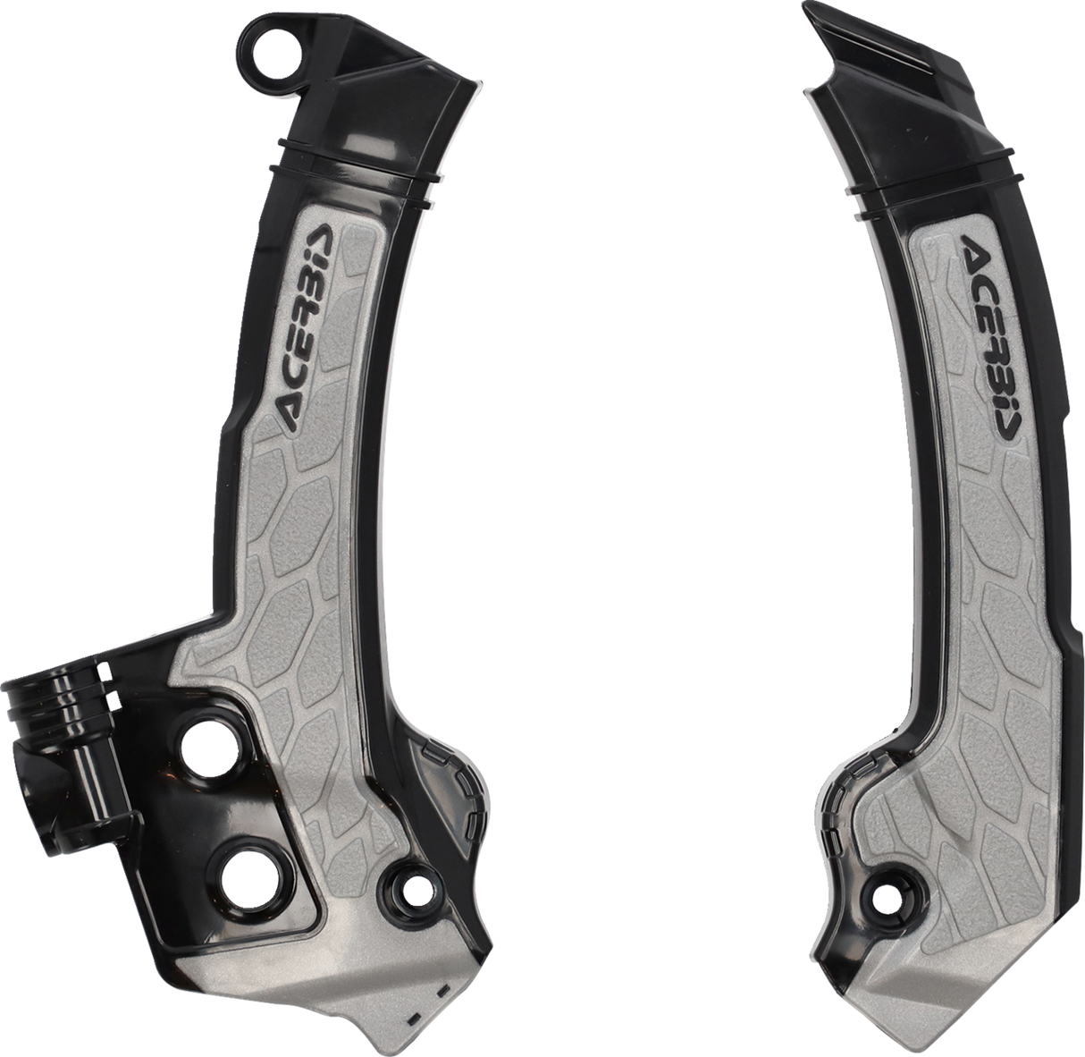 ACERBIS X-Grip Frame Guards - Black/Gray 2979601001