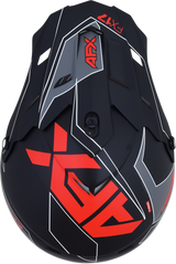 AFX FX-17 Helmet - Aced - Matte Black/Red - Large 0110-6486