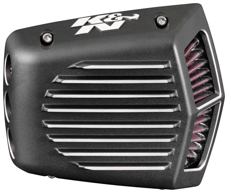 K&N Street Metal Intake System for 08-16 Harley Davidson Touring Models - Shaker Black RK-3951