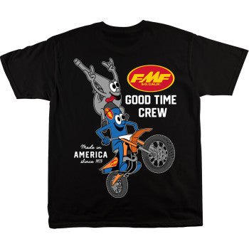 FMF Good Time Crew T-Shirt - Black - Small SU25118902BLKSM