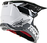 ALPINESTARS Supertech M8 Helmet - Radium - MIPS - White/Black/Mid Gray Glossy - 2XL 8301519-2182-2X