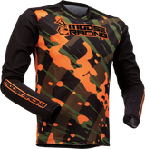 MOOSE RACING Youth Agroid Mesh Jersey - Olive/Orange - XS 2912-2174