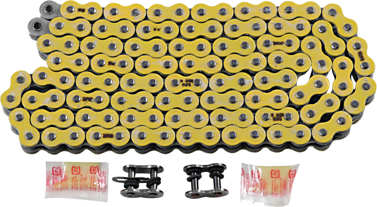 RK 520 - Max X Chain - 120 Links - Yellow 520MAXX-120-YY