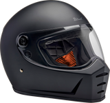 BILTWELL Lane Splitter Helmet - Flat Black - Medium 1004-201-503