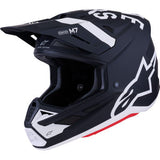 ALPINESTARS SM7 Helmet - Dasher - Matte Black/White - 2XL 8302226-1121-XXL