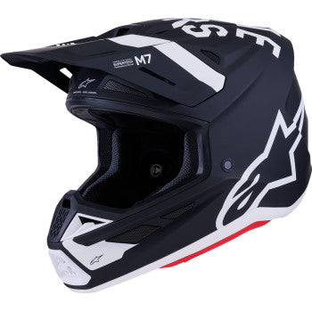 ALPINESTARS SM7 Helmet - Dasher - Matte Black/White - XL 8302226-1121-XL