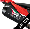 Austin Racing  2019 - 2025 HYPERMOTARD 950/SP COMPLIANT SLIP-ON EXHAUST SYSTEM