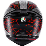 AGV Helmet K1 S Speedarmor Matt Black/Grey/Red Md 2118394018-073-M