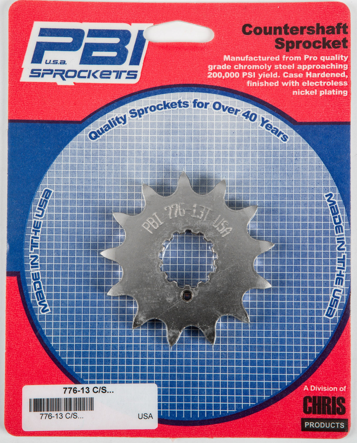 PBIFront Cs Sprocket Steel 13t-530 Kaw/Suz/Yam776-13