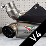 Austin Racing  2025 DUCATI V4 PANIGALE GP3 DE-CAT RACE EXHAUST SYSTEM  AR67