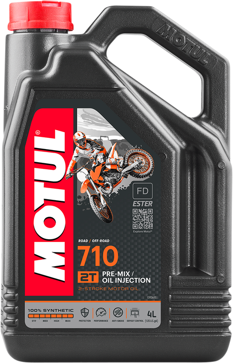 MOTUL 710 2T Injector/Premix Oil - 4L 104035