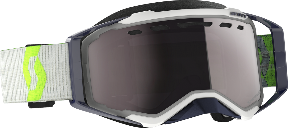 SCOTT Prospect Goggle Snow Cross Grey/Ylw W/Enh Silver Chrome 272846-1120313