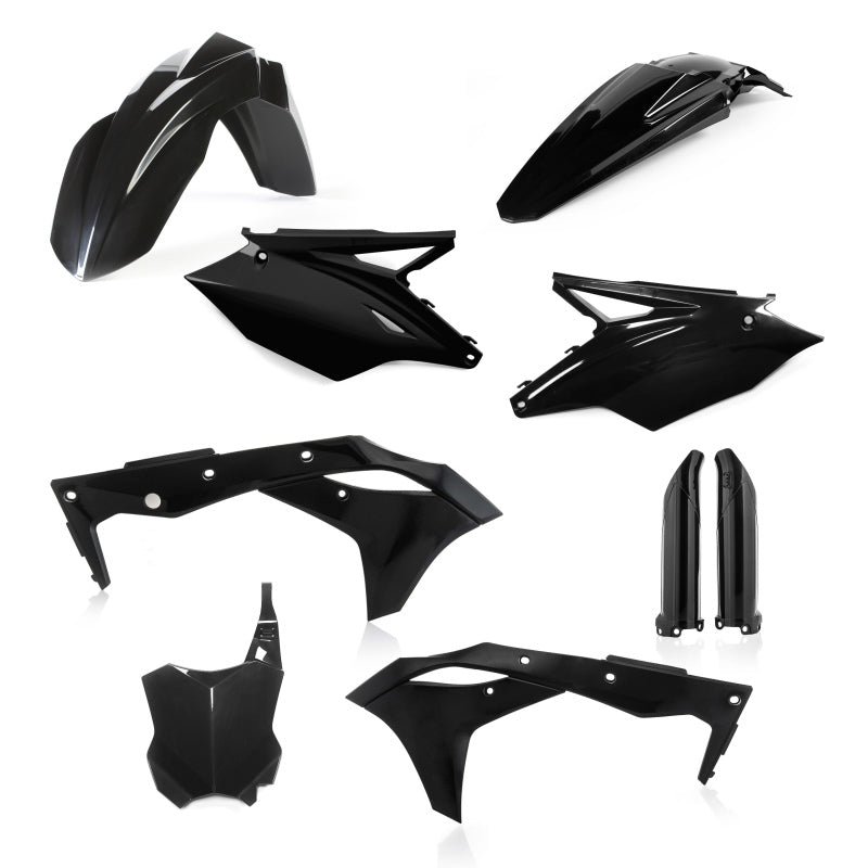 Acerbis 2018 Kawasaki KX250F/19-20 KX250 Full Plastic Kit - Black 2685820001