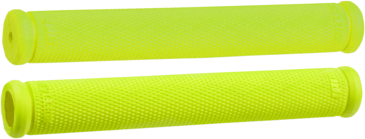 ODI Grips - Ruffian - 8" - Snow - Fluorescent Yellow N01RFFY