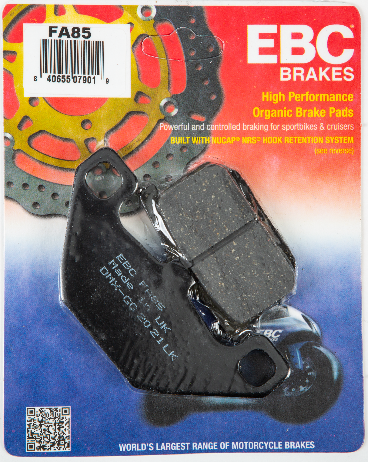 EBC Brake Pads Fa85 Organic FA85