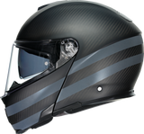 AGV SportModular Helmet - Dark Refractive - Carbon/Black - Large 211201O2IY01414