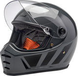 BILTWELL Lane Splitter Helmet - Storm Gray Inertia - Large 1004-569-504