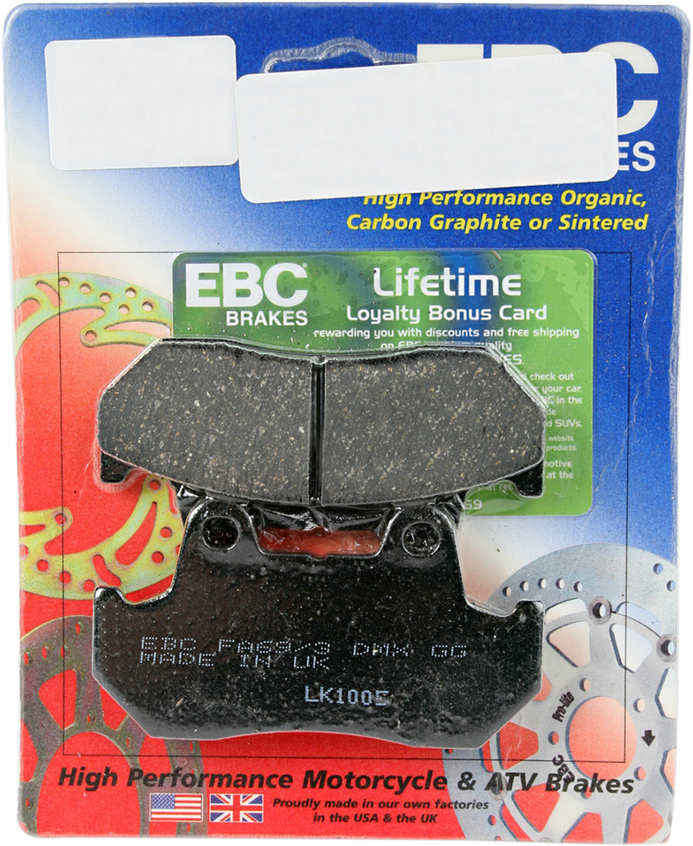 EBC Organic Brake Pads - Honda - FA69/3 FA69/3