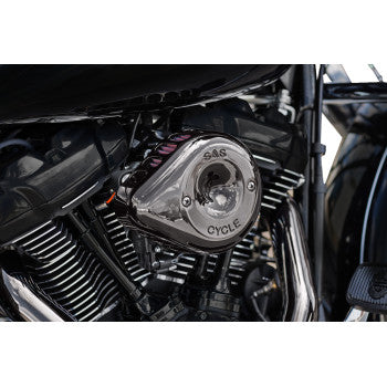 S&S CYCLE Mounted Air Cleaner - Lava Chrome Harley-Davidson Glide/Softail   .M8 170-0782