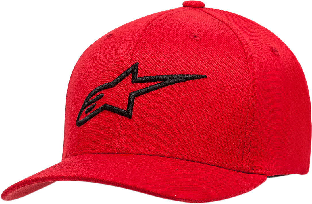 ALPINESTARS Ageless Curve Hat - Red/Black - Large/XL 1017810103010LX