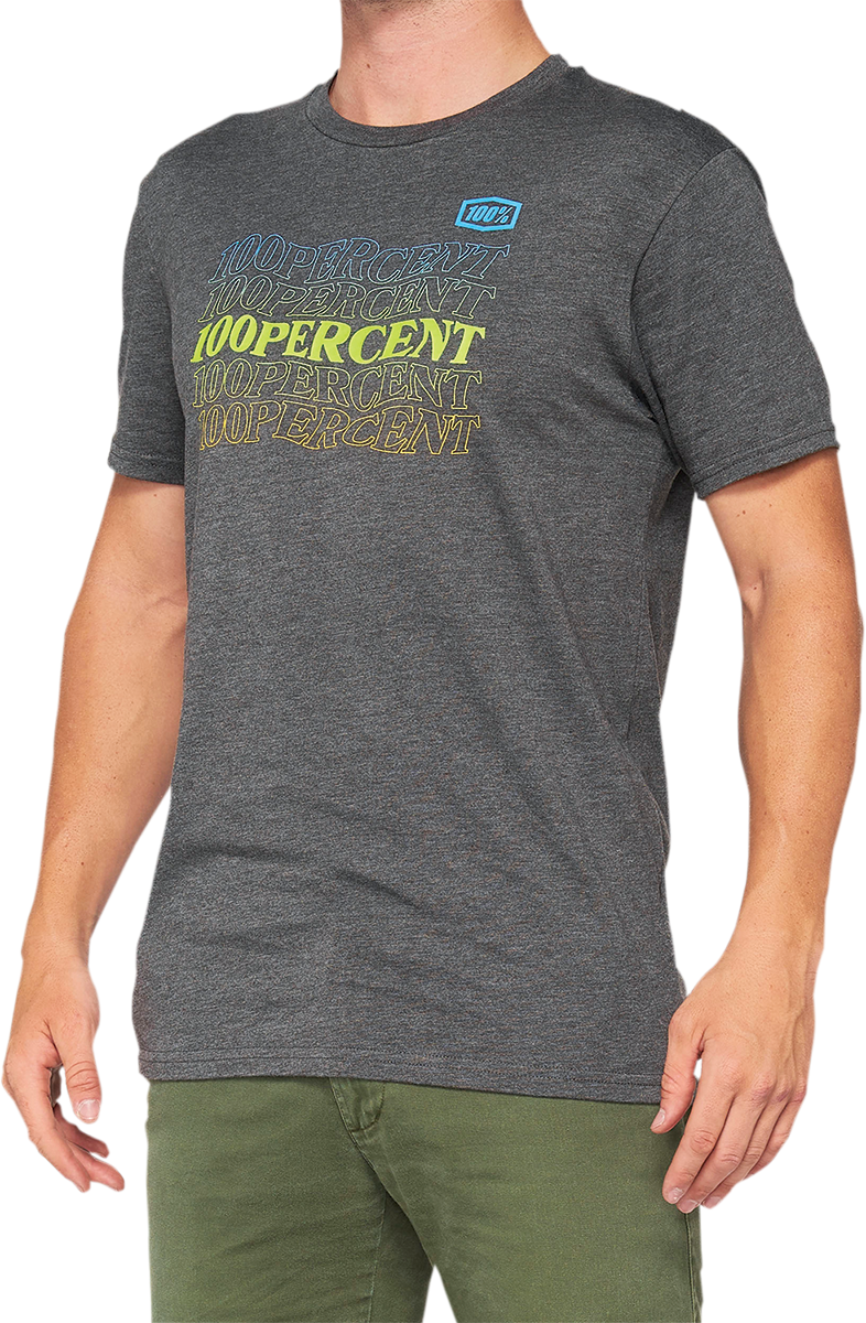 100% Silva T-Shirt - Heather Charcoal - Small 32132-052-10