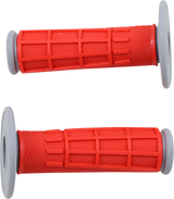 MOOSE RACING Grips - Compound - Half-Waffle - Red 1MG2315-REM