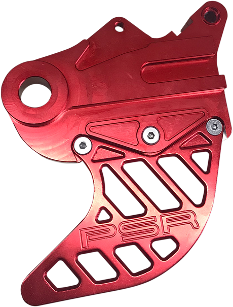 POWERSTANDS RACING Rear Disc Guard - Red 16-04100-24