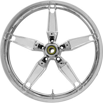 COASTAL MOTO Wheel - Daytona - Front - Dual Disc/with ABS - Chrome - 21x3.5 WHEEL FRONT DAYTONA
