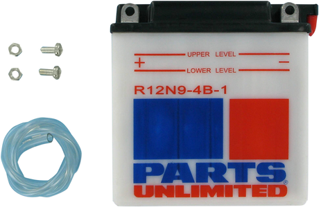 Parts Unlimited Conventional Battery 12n9-4b-1