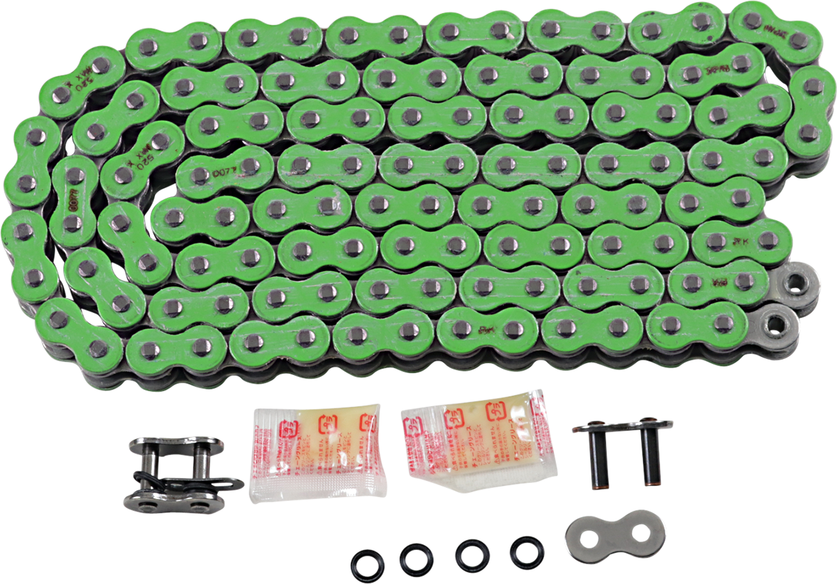 RK 520 - Max X Chain - 120 Links - Green 520MAXX-120-MM