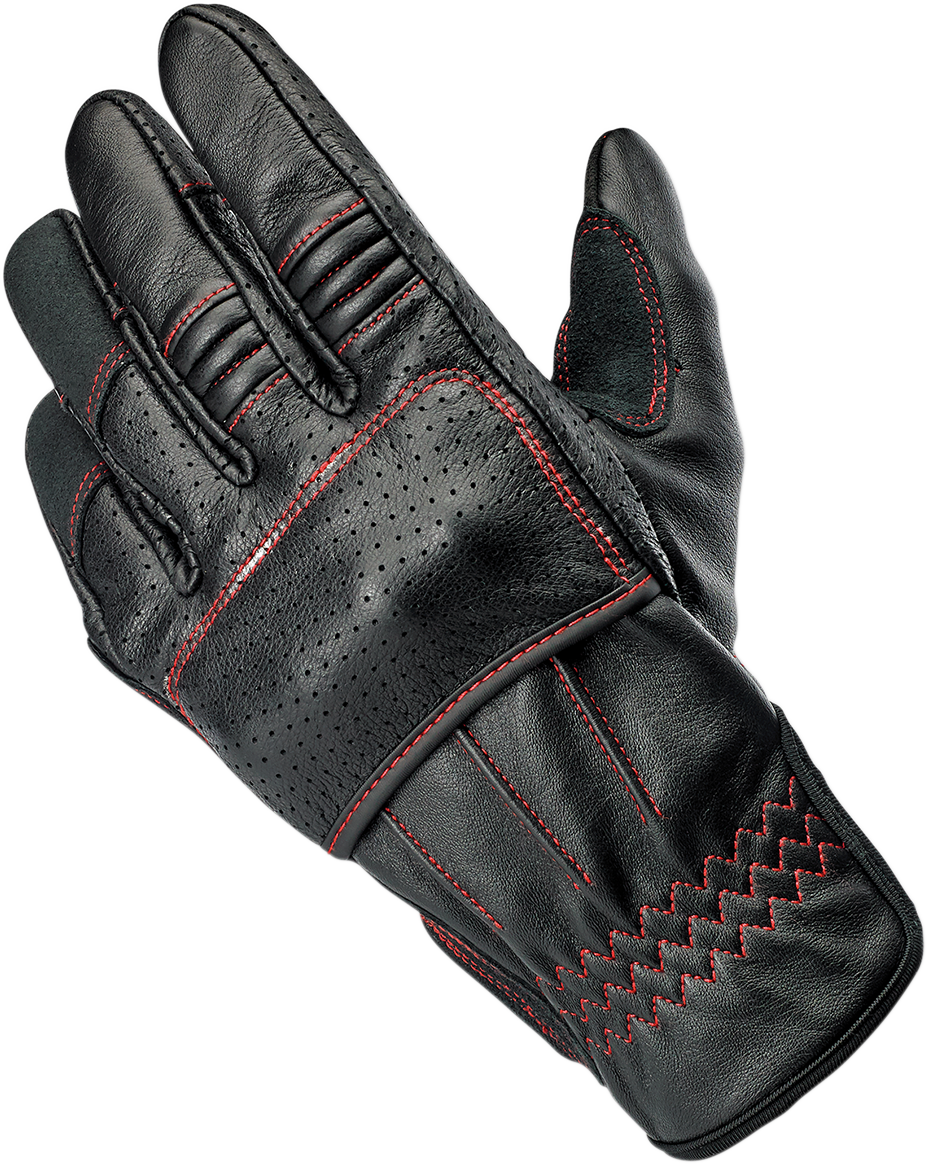 BILTWELL Borrego Gloves - Redline - Medium 1506-0108-303