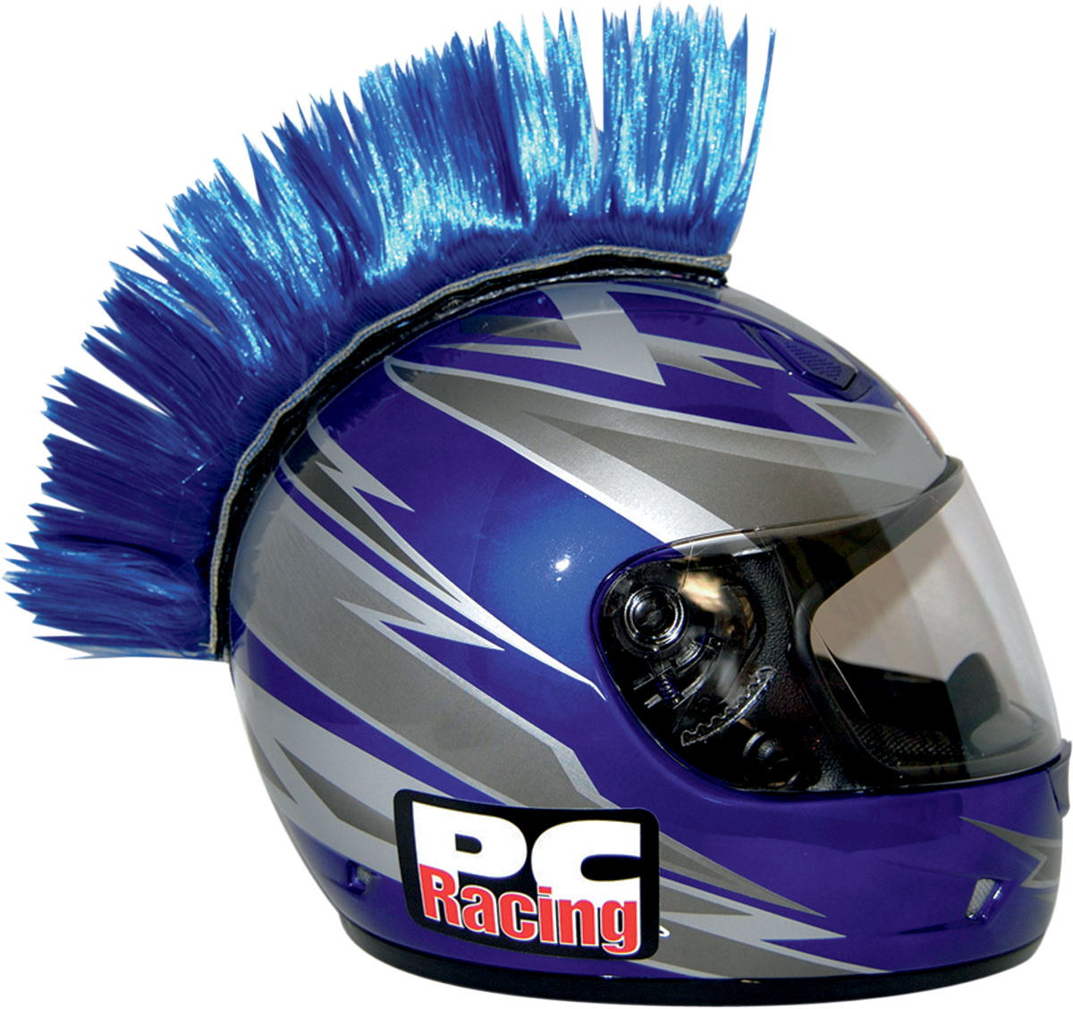 PC RACING Helmet Mohawk - Blue PCHMBLUE